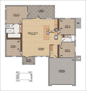 The Dara 2 Floor Plan Small